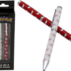 Pokemon 2 Pen Set – White & Red