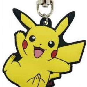 Pokemon Rubber Reel Keychain – Cheering Pikachu
