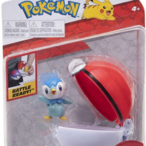 Pokemon Figure – Piplup + Poke Ball (Clip ‘n’ Go)