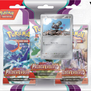 Pokemon TCG Scarlet & Violet Paldea Evolved Booster 3-Pack – Varoom