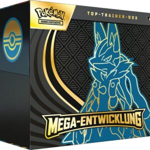 Pokémon ME01 Mega-Entwicklung Top Trainer Box Lucario *German Version*