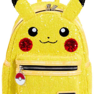 Pokemon – Sequin Pikachu Cosplay Mini Backpack