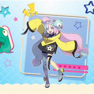 Pokemon TCG Iono and Bellibolt Playmat