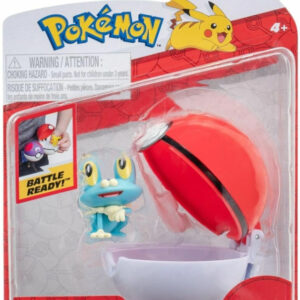 Pokemon Figure – Froakie + Poke Ball (Clip ‘n’ Go)