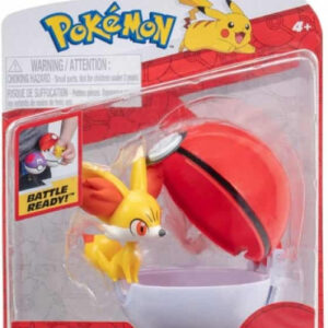 Pokemon Figure – Fennekin + Poke Ball (Clip ‘n’ Go)