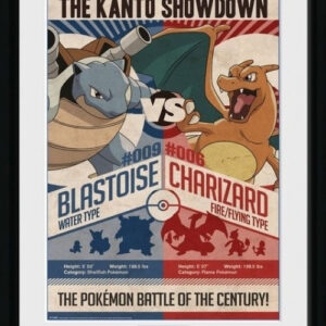 Pokemon Collector Print – Red vs Blue