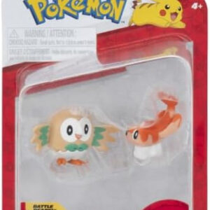 Pokemon Battle Figure Pack – Rowlet & Tatsugiri
