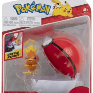 Pokemon Figure – Torchic + Poke Ball (Clip ‘n’ Go)
