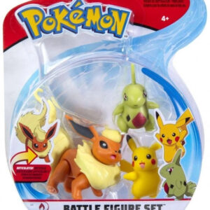Pokemon Battle Figure Pack – Flareon, Larvitar, Pikachu