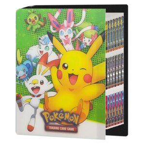 80/240Pcs Pokemon Cards Album Book TAKARA TOMY Game Card Collectors Holder Album Binder Folder Top Loaded List Toy Gift for kids