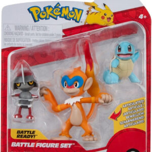 Pokemon Battle Figure Pack – Pawniard, Monferno & Squirtle