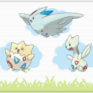 Pokemon TCG Togepi Evolutions Playmat