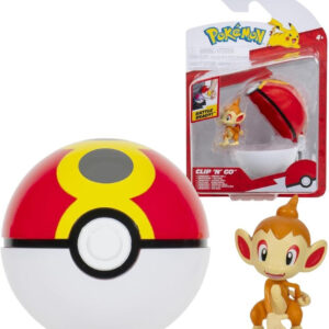 Pokemon Figure – Chimchar + Repeat Ball (Clip ‘n’ Go)