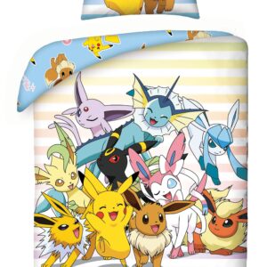 Pokémon Duvet Set Pikachu, Eevee & Friends 135 x 200 cm / 80 x 80 cm