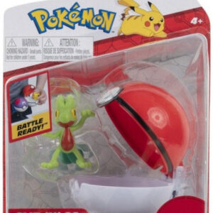Pokemon Figure – Treecko + Poke Ball (Clip ‘n’ Go)