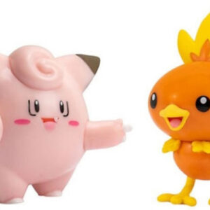 Pokemon Battle Figure Pack – Torchic & Clefairy