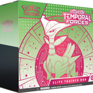 Pokemon TCG Scarlet & Violet Temporal Forces Elite Trainer Box – Iron Leaves