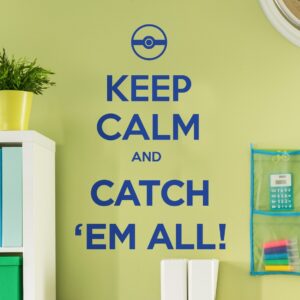 Keep Calm Pokemon Muursticker