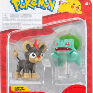 Pokemon Battle Figure Pack – Litleo & Bulbasaur