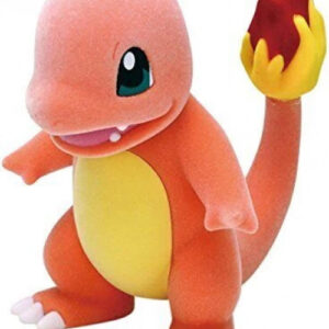 Pokemon Deluxe Flocked Doll Figure – Charmander
