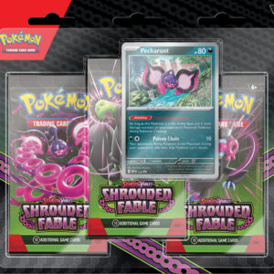 Pokemon TCG Scarlet & Violet Shrouded Fable 3-Pack – Pecharunt
