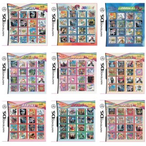 All In 1 Compilation Video Games Cartridge Card for Nintendo Pokemon DS NDS NDSL NDSI 2DS 3DS US Super Combo Multi Cards