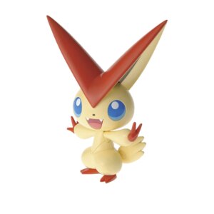 Assembled Pocket Monster Figure Action Figures Collections Evolution Series 20 Pokemon Victini Doll Model Toy Gifts