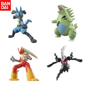 BanDai Pokemon 3 Lucario Darkrai Blaziken with Box Action Figure Toys Model Toys Figures for Children Kids Gift