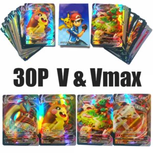 English Cards Game GX Pokemon Battle Carte Trading Vmax TAG TEAM Cards Game Children Toy