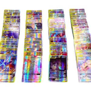 French Version Pokemon 50Pcs TAG TEAM Shining Frenchs Cards Game Battle Carte Trading Cards Game Children Toy