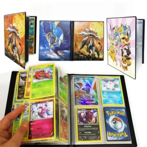 Original Takara Tomy Pokemon Cards Holder Pokecard Album Shining Cards Book 200pcs GX No Repeat Game Collection Cards Box