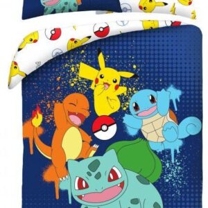 Pokemon Gotta Catch Em All Dekbedovertrek 140 x 200 cm (70 x 90 cm) polyester