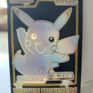 Pokemon Pikachu Black Gold Card Toys Hobbies Hobby Collectibles Game Collection Anime Cards