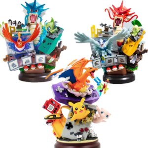 Pokemon Pikachu Gyarados Charizard PVC Action Figure 200mm Anime Pokemon Game Charizard Pikachu Diorama Figurine Toys For Kids