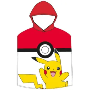 Pokemon poncho pokebal 55 x 115 cm – polyester