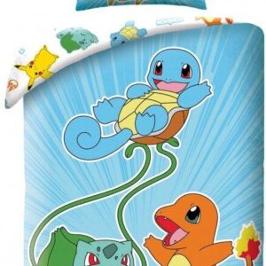 Pokemon Squirtle Dekbedovertrek 140 x 200 cm (70 x 90 cm) polyester