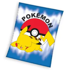 Pokemon fleece deken sleepy Pikachu – 130 x 160 cm