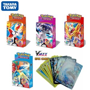 Random 25Pcs/Box New Pokemon Cards Vmax English Version Battle Trading Collection Booster EPIC Card TAKARA TOMY Kids Toys Gift