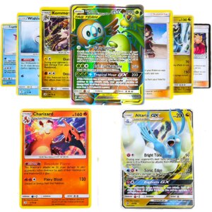 Sent At Random 9Pcs/Pack Pokemon Cards DRAGON MAJESTY GX EX Mega Booster Box English VMAX Trading Card Game Kids Collection Toys