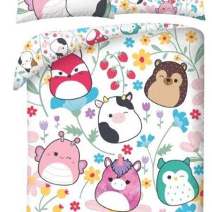 Squishmallows Dekbedovertrek 140 x 200 cm (70 x 90 cm) polyester