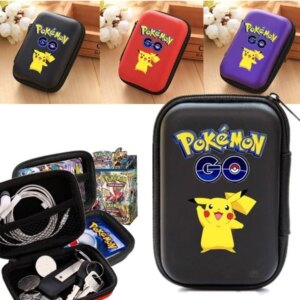 TAKARA TOMY Pokemon TCG Card Finishing Storage Bag Game Card Earphone Storage Box Children’s Gift