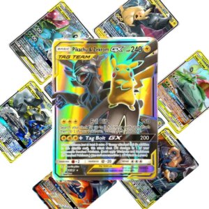 TOMY 200 PCS GX Pokemon TAG TEAM Card Lot Featuring 80tag team 20mega 20 ultra beast Gx