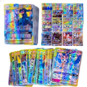 TOMY 300 Pcs French Version Pokemon GX VMAX Shining Cards Game Battle Carte Trading Children Toy