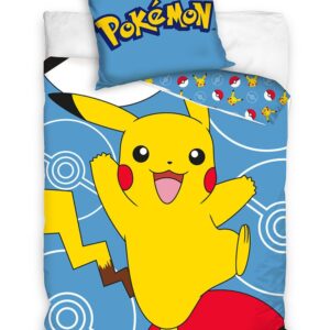 Pikachu Dekbedovertrek happy – 140 x 200 cm – 70 x 90 cm