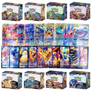 pokemon English French card Shining Sun & Moon Evolutions Hidden Fates Sword Shield Cards Game Trading Game Children Pokemons