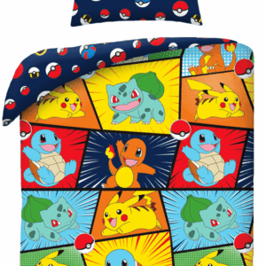 Pokemon Dekbedovertrek ready 140 x 200 cm – 90 x 70 cm – Katoen