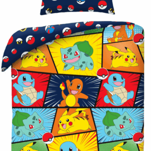 Pokemon Dekbedovertrek ready 140 x 200 cm – 90 x 70 cm – Katoen