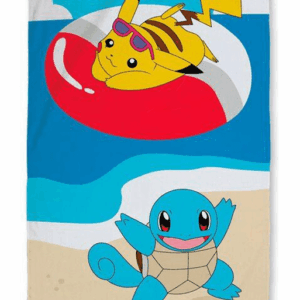 Pokemon strandlaken Pikachu en Squirtle 70 x 140 cm