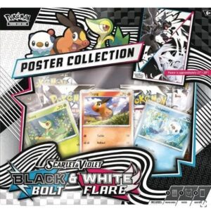Pokemon Sv10.5 Black Bolt & White Flare Poster