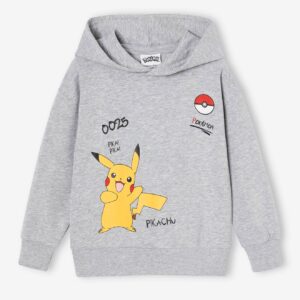 Pokemon®-sweatshirt met capuchon gemêleerd grijs